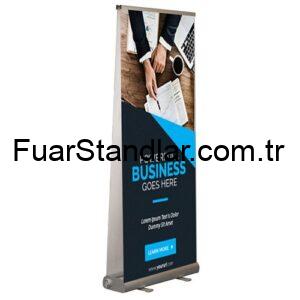 Roll Up Banner Çift Taraflı 85×200